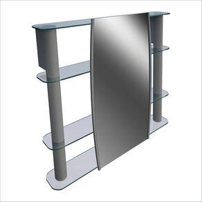 Espelheira Slip I Sobrepor 64cm X 80cm Plus Silver
