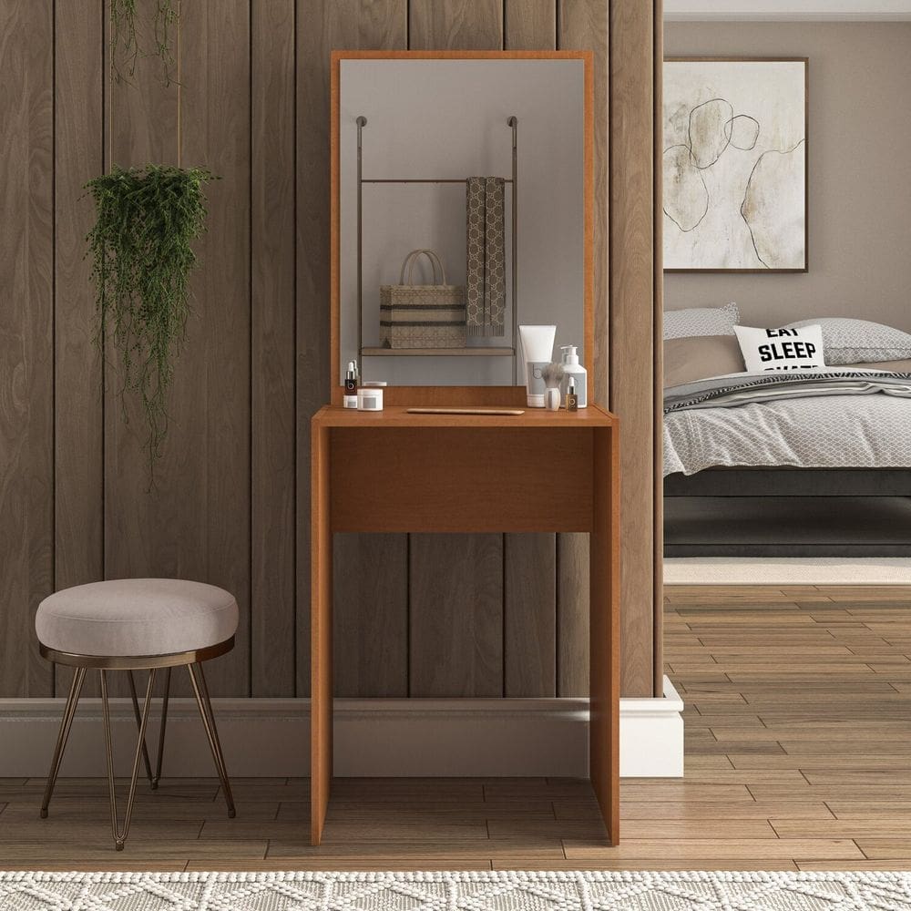 Penteadeira com Espelho 155cm X 60cm Porto Freijó