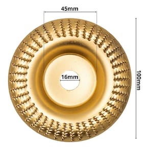 Disco Esmerilhadeira Madeira Desbaste Escarear Furo 16Mm