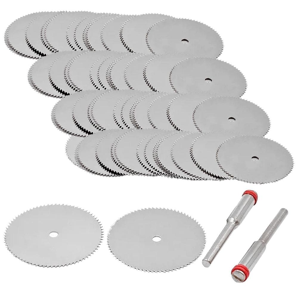 Kit 50 Discos 32Mm Lâmina De Serra Aço Inox Micro Retíficas