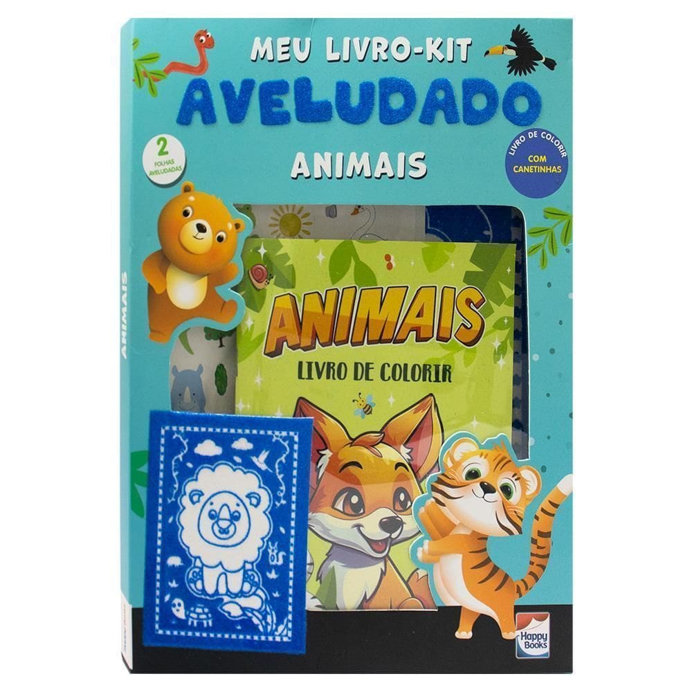Meu Livro-Kit Aveludado - Animais