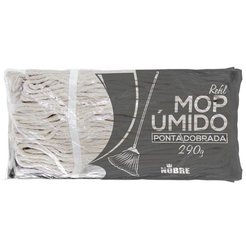 Refil Mop Úmido 290G Ponta Dobrada Nobre