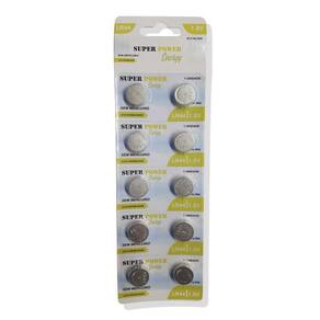 Kit Bateria 1.5V Super Power Lr44 Cartela Com 10 Unidades