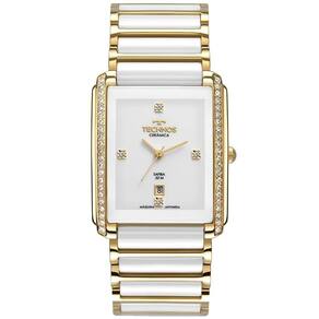 Relógio Technos Feminino Ceramic Sapphire Dourado - GN10AX/4B