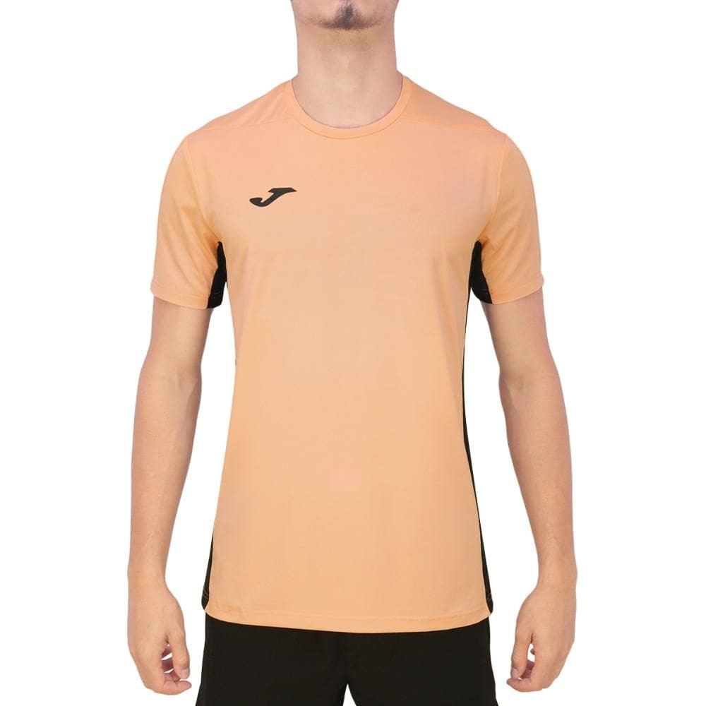 Camiseta Joma Challenge Laranja e Preto