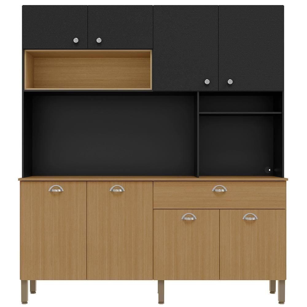 Cozinha Compacta 8 Portas 1 Gaveta 182 Cm Core Freijo