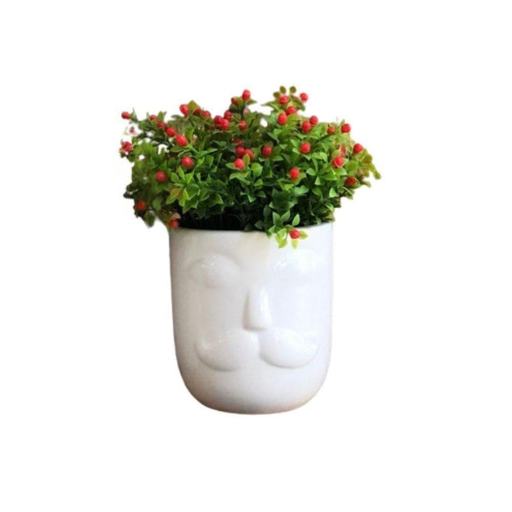 Vaso Decorativo Cerâmica Expressão - Homem Vas-117