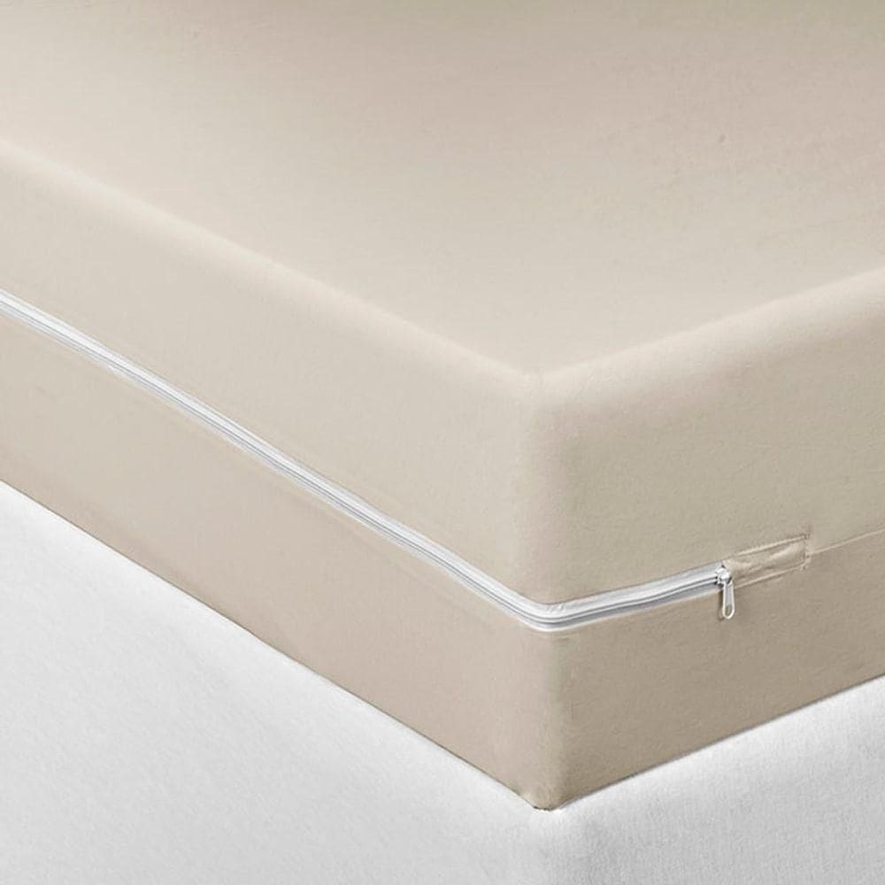 Capa Colchão Tecebem Solteiro Malha 100% Algodão Nice 88cmx188m30cm Trigo