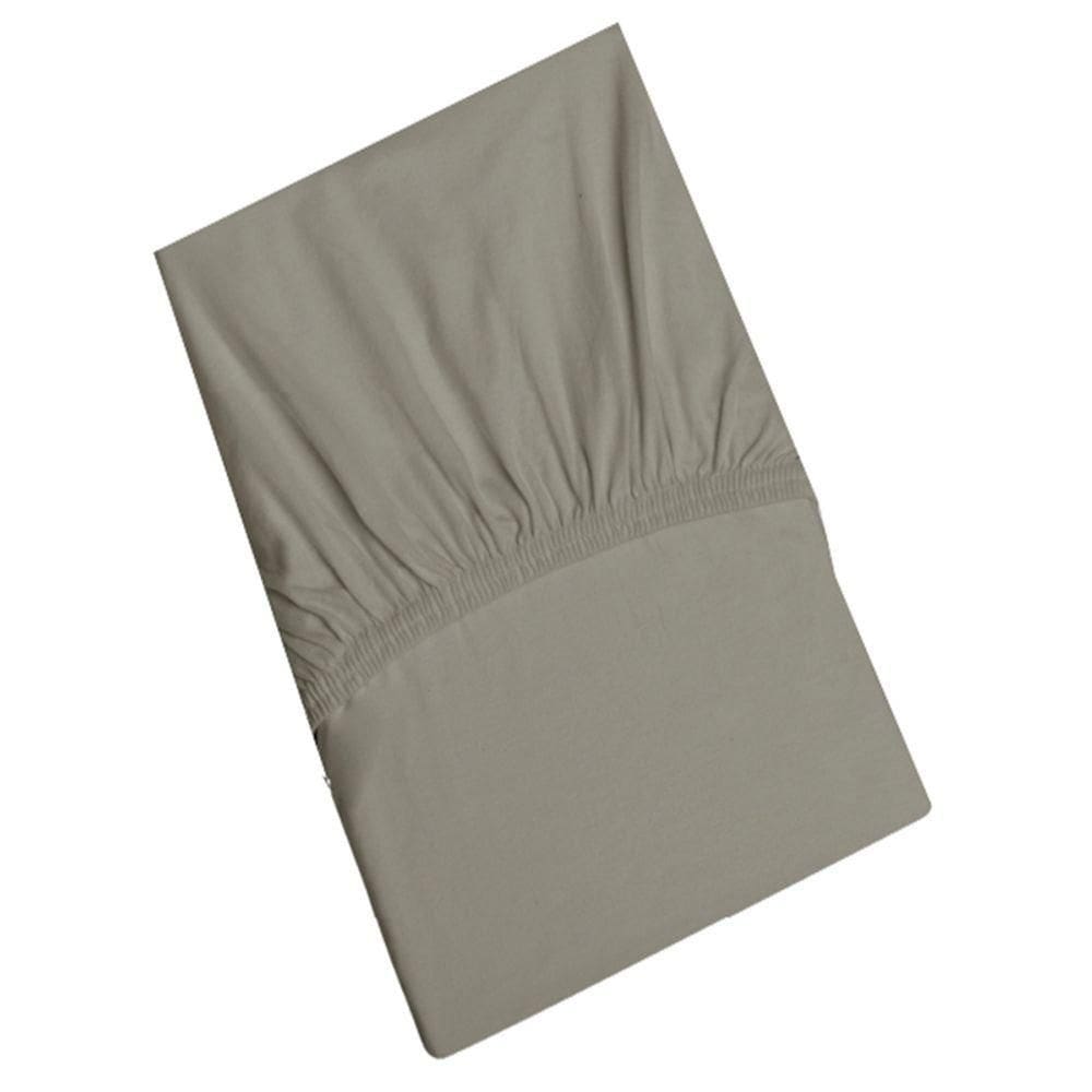 Lençol Tecebem Queen Malha C/ Elástico Liso 158mx198mx40cm Castanho