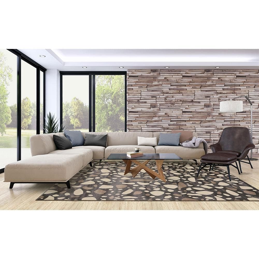 Tapete Lyre Carbon 200X250 Tapetes São Carlos