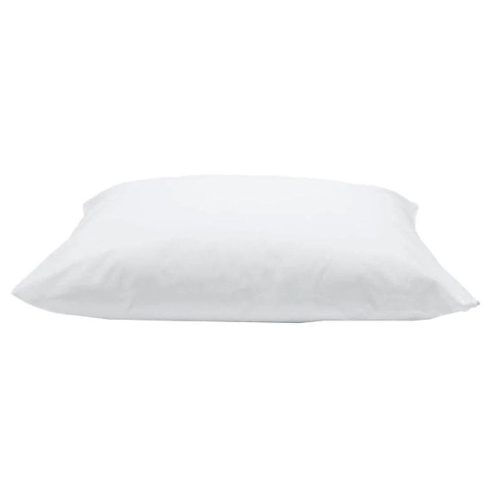 Protetor De Travesseiro Tecebem Malha Fundido Impermeável Liso 50cm X 70cm Branco