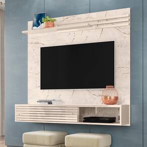Bancada Suspensa Moderna Domo Sublime Calacata/off-white