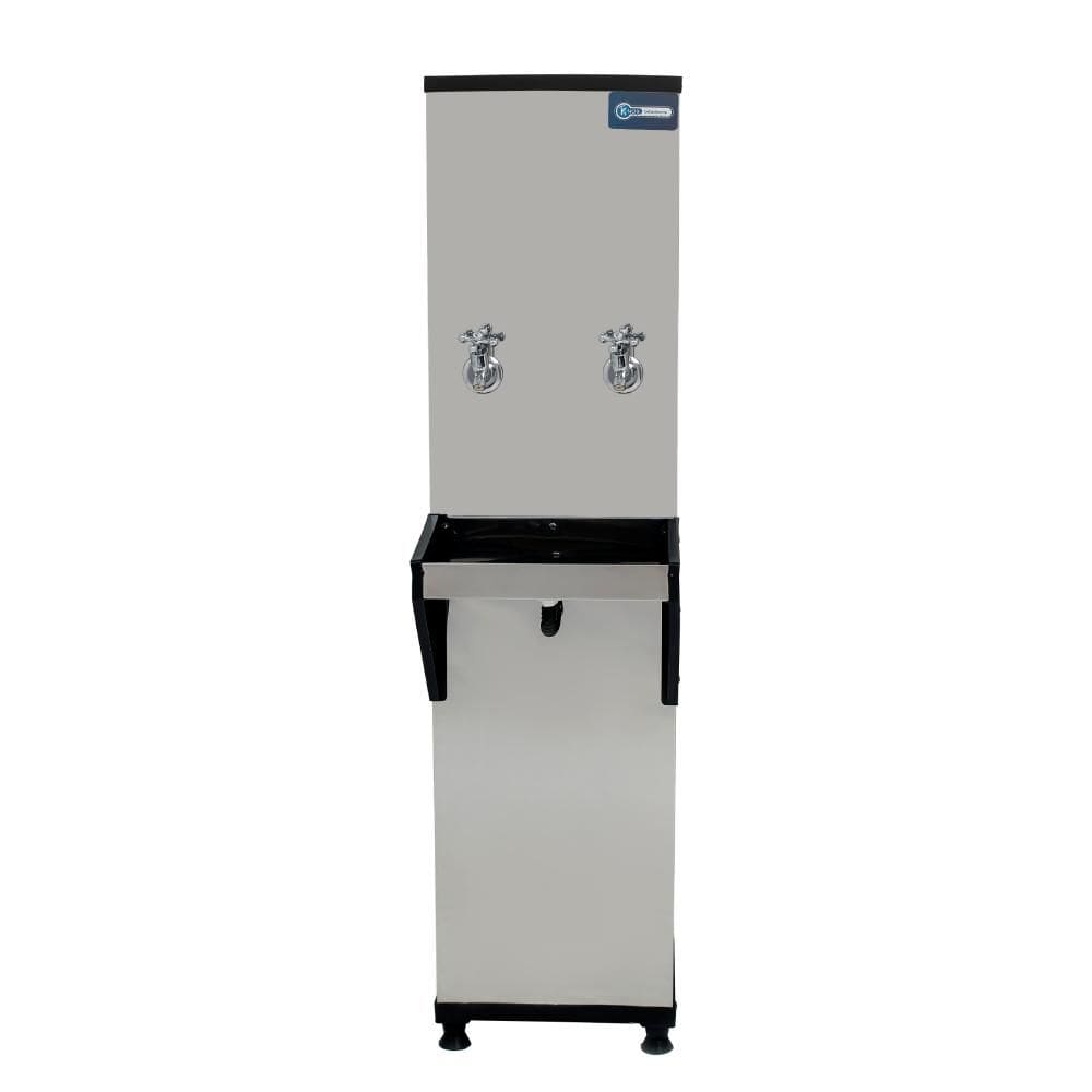 Bebedouro Industrial de Coluna Knox 25 Litros 2 Torneiras Geladas Inox - 220V