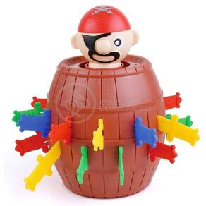 Brinquedo Divertido Pula Pirata Jogo Infantil Para Crianças Jogo Familiar Até 4 Jogadores