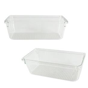 Divisoria De Gavetas 15x7 Organizador Multiuso Transparente