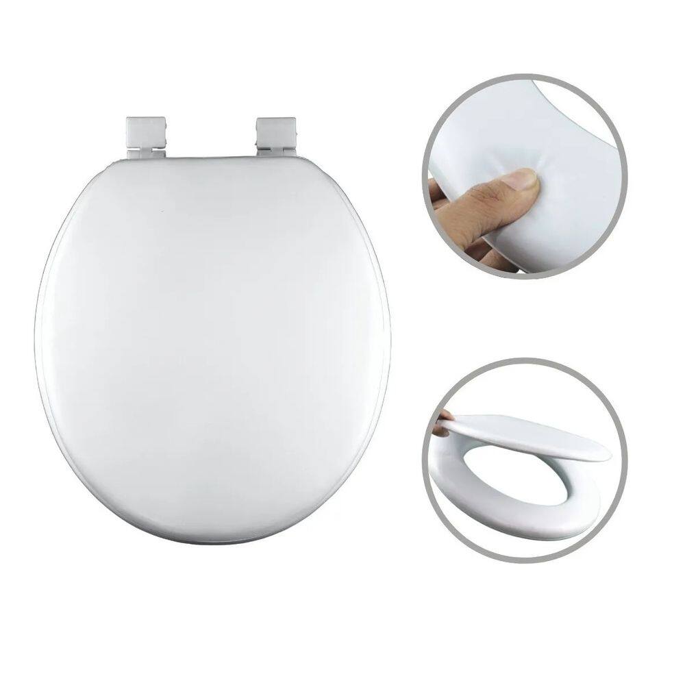 Assento Sanitário Almofadado Universal Oval Deca Icasa Logas GF004 39 cm x 36 cm