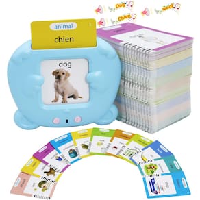 Talking Flash Cards MAYAPHILOS em inglês/francês 510 palavras visuais
