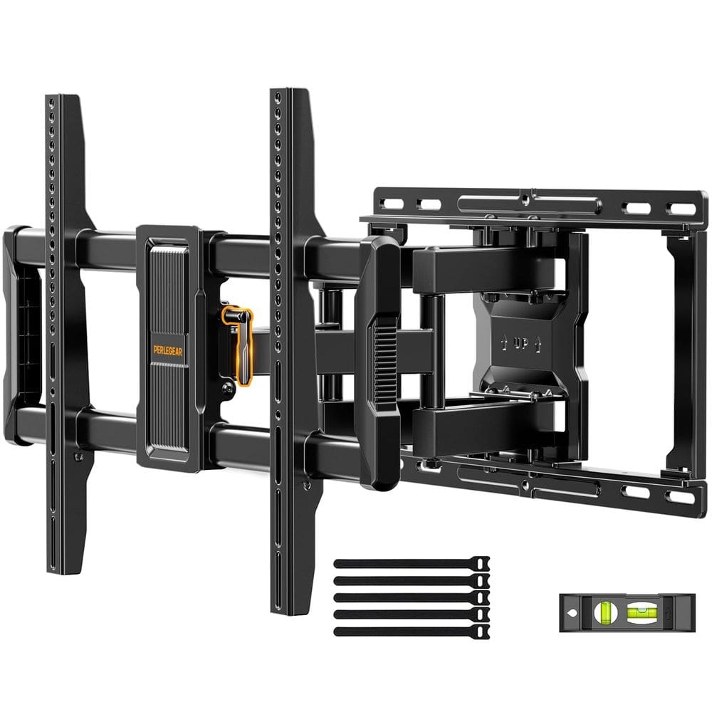 Suporte de parede para TV Perlegear, listado pela UL, Full Motion 40-86”