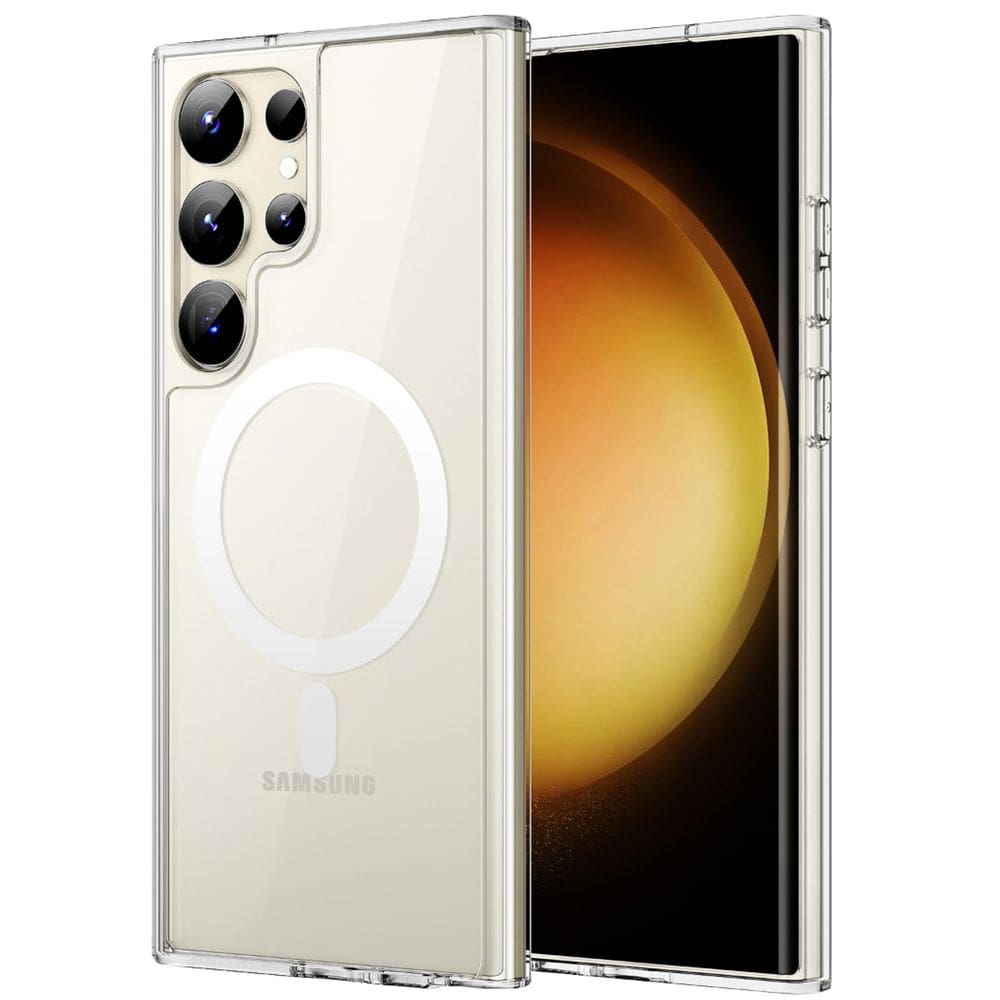Capa magnética JeTech para Samsung Galaxy S23 Ultra 6.8" transparente