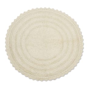 Tapete de banho DII Crochet Collection reversível com 70 cm de diâmetro