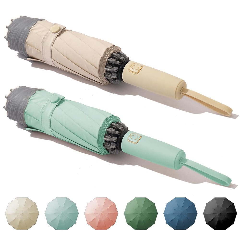 Guarda-chuva de viagem, úmido, à prova de vento, chuva invertido, 116 cm