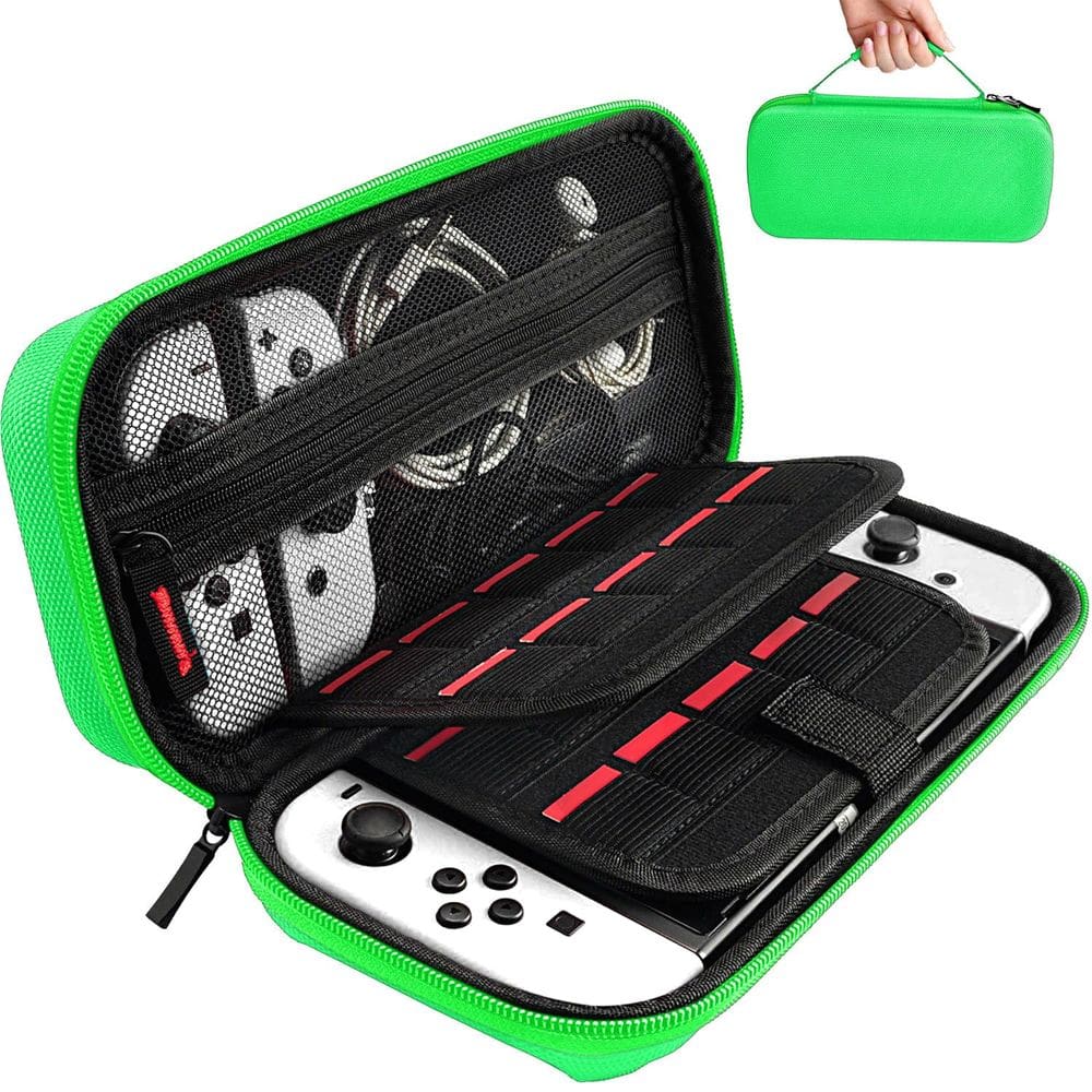 Estojo de transporte Daydayup Green Protector para console e acessórios