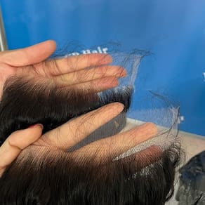 Fecho: BEEOS HD Lace 6x6, cabelo humano reto, 35 cm