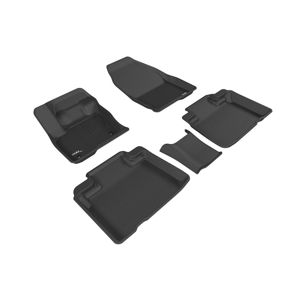 Tapete de chão 3D MaxPider Custom Fit Kagu Black Ford Edge 2015-2024