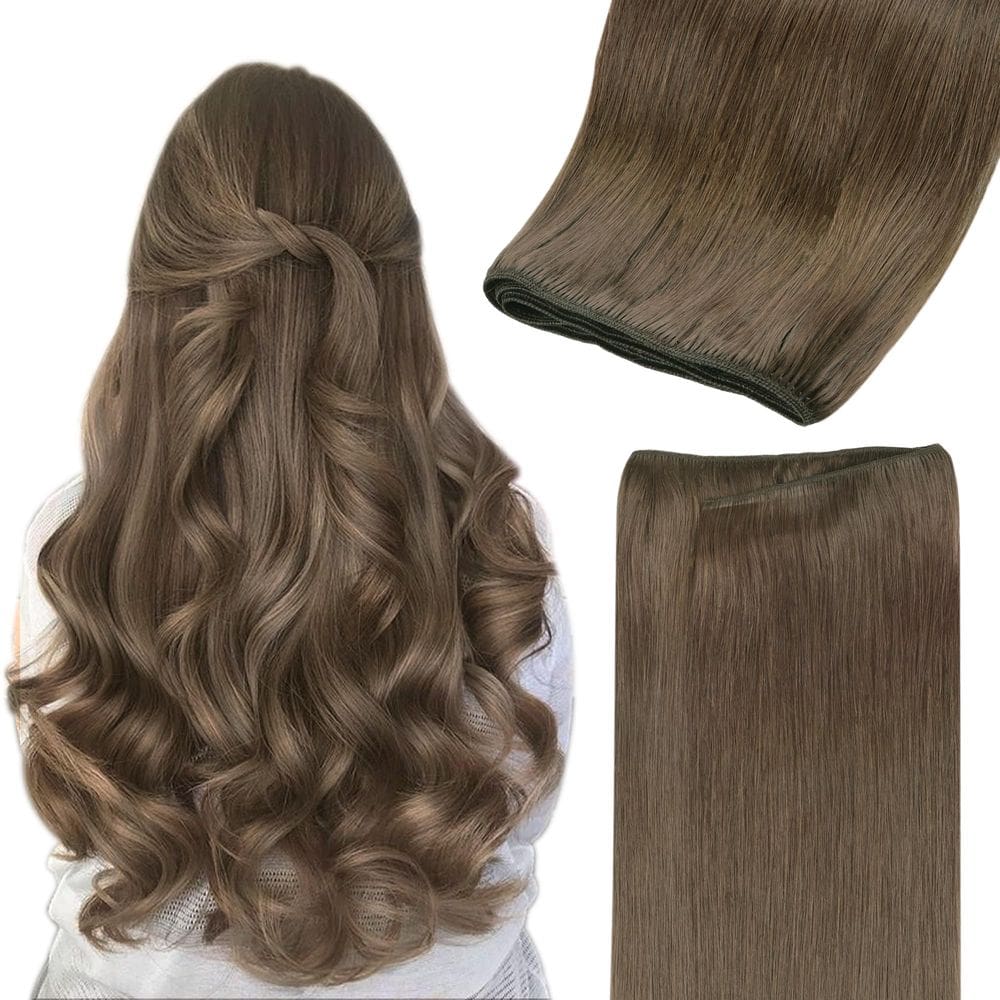 Costure em extensões de cabelo GOO GOO Real Human Hair 14 polegadas 80g