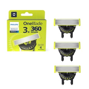 Lâminas de reposição Philips Norelco OneBlade 360, pacote com 3