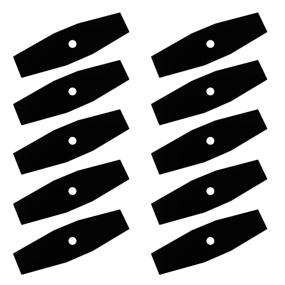 KIT 10 Lâminas Corte 2 P 1,6mmX 300mmX20mm Roçadeira - Sanre