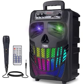Alto-falante Bluetooth E I F E R Cool Skull Portátil Sem Fio