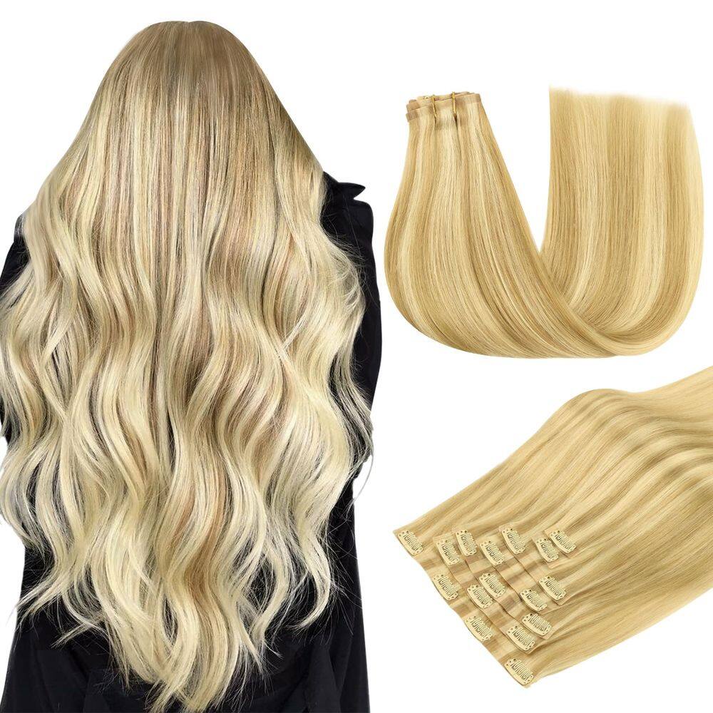 Extensões de cabelo Clip in DOORES Real Human Hair 40cm 110g