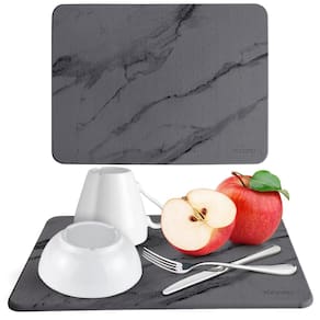 Tapete de secagem de pedra TOSORO para balcão de cozinha 40x30cm