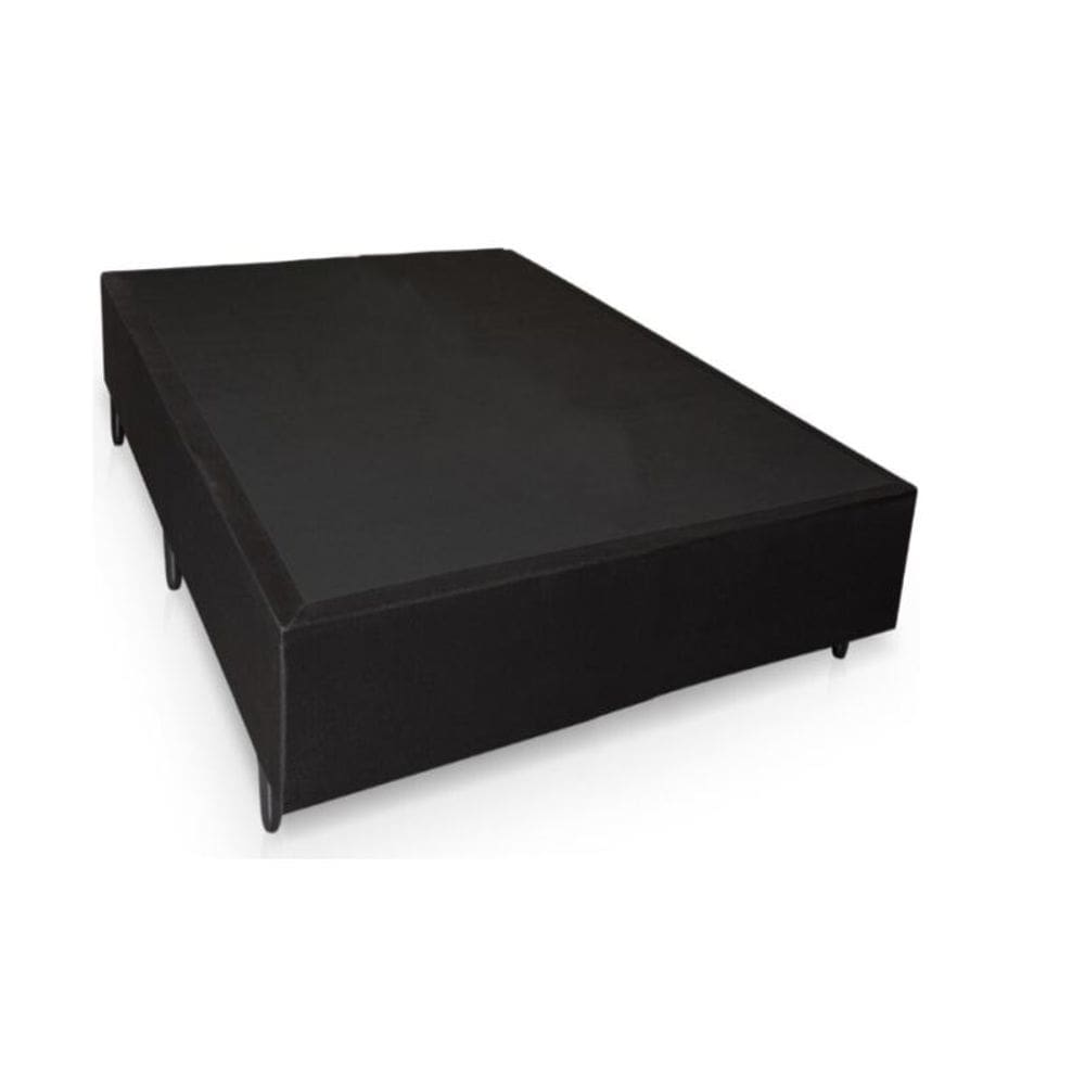 Base Cama Box Casal 138x26 cm Sommier Liso Hellen