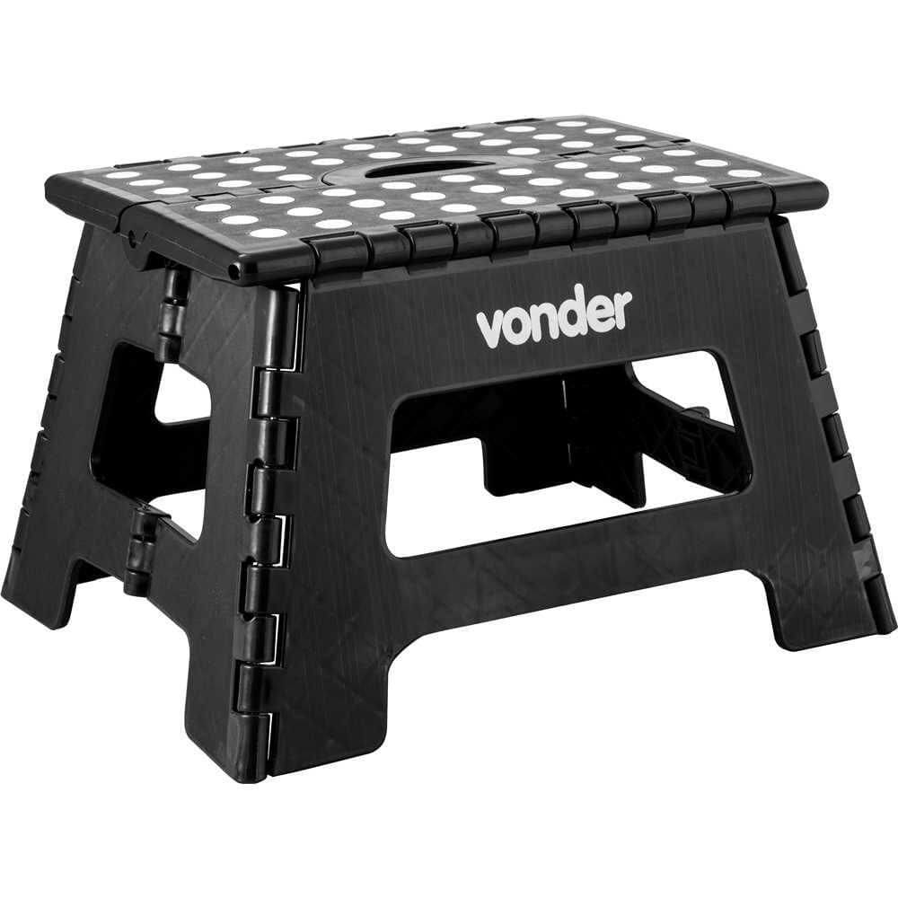 Banqueta Plástica Multiuso Dobrável 150KG 220mm  VONDER