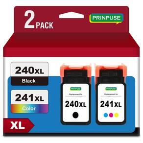 Cartuchos de tinta PRINPUSE 240XL 241XL para impressora Canon Pixma