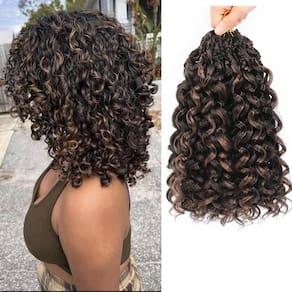 Crochet Hair Naniciar Gogo Curl 30 cm, 8 pacotes para mulheres negras