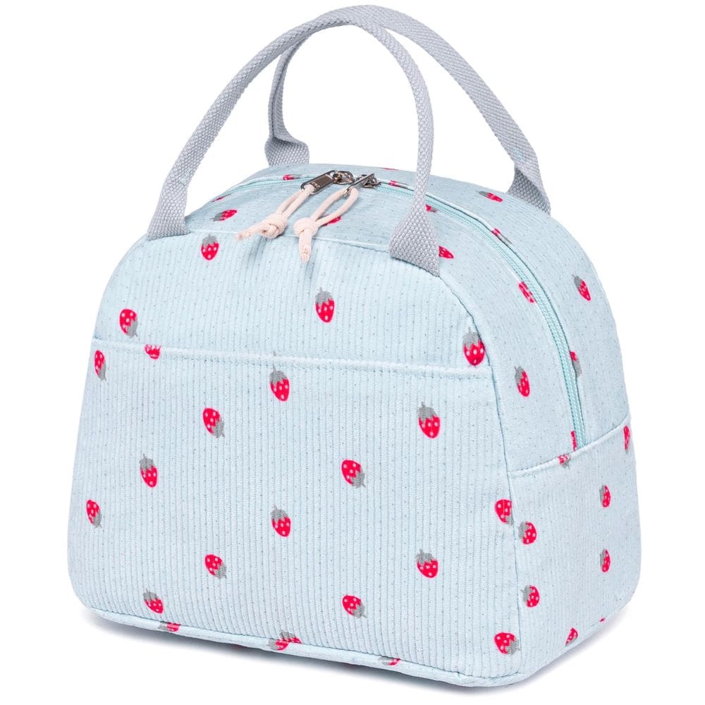 Lancheira Bluboon Cotelê Isolada Reutilizável de Grande Capacidade