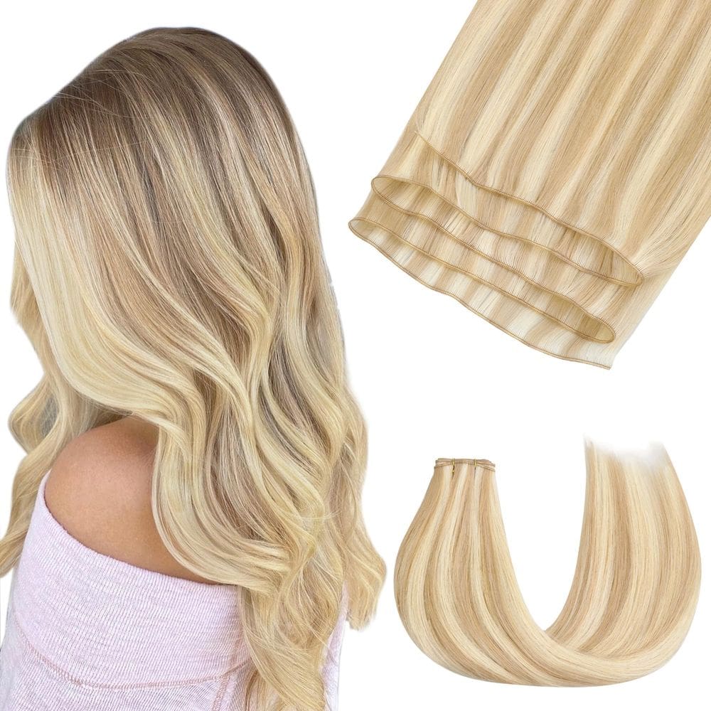 Extensões de cabelo GOO GOO Genius Weft 18A/613A 50g 18 polegadas