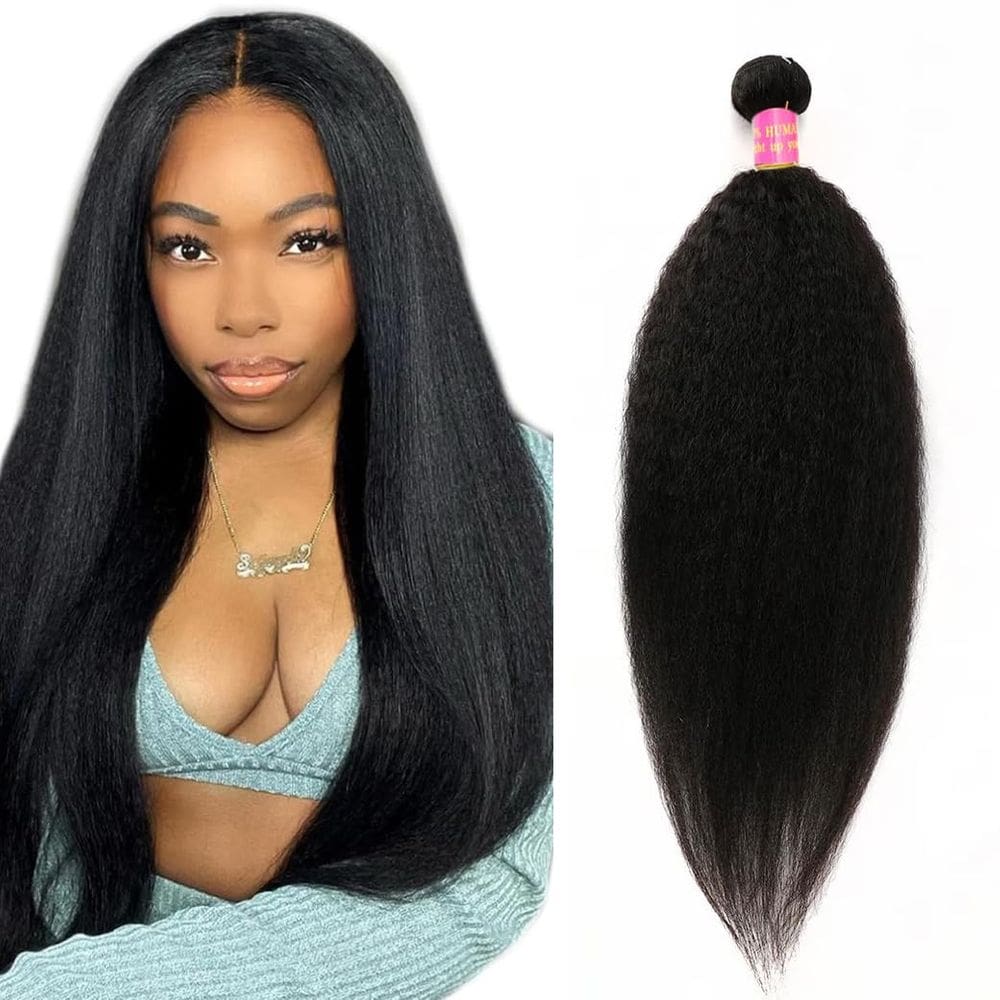 Hair Weave HAKDTFA Kinky Straight 12A Brazilian Virgin Hair