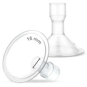 Bomba de mama Shields Maymom MyFit 16 mm pequena, 2 peças para Medela