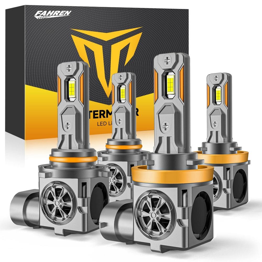 Lâmpada Termitor 9005 H11 60000LM 800% mais luz x4