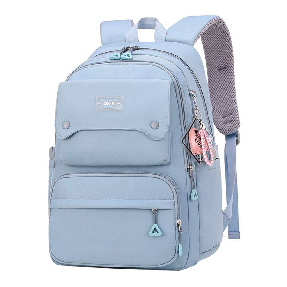 Mochila JiaYou Teen Girls Casual School Travel 26L azul