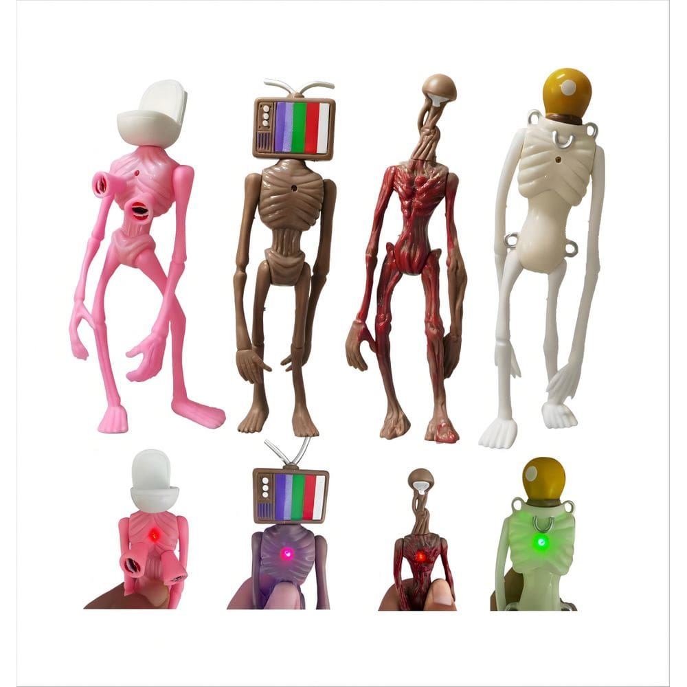 Action Figure Toy EICHIMEOW Siren Head, 4 peças para presente infantil