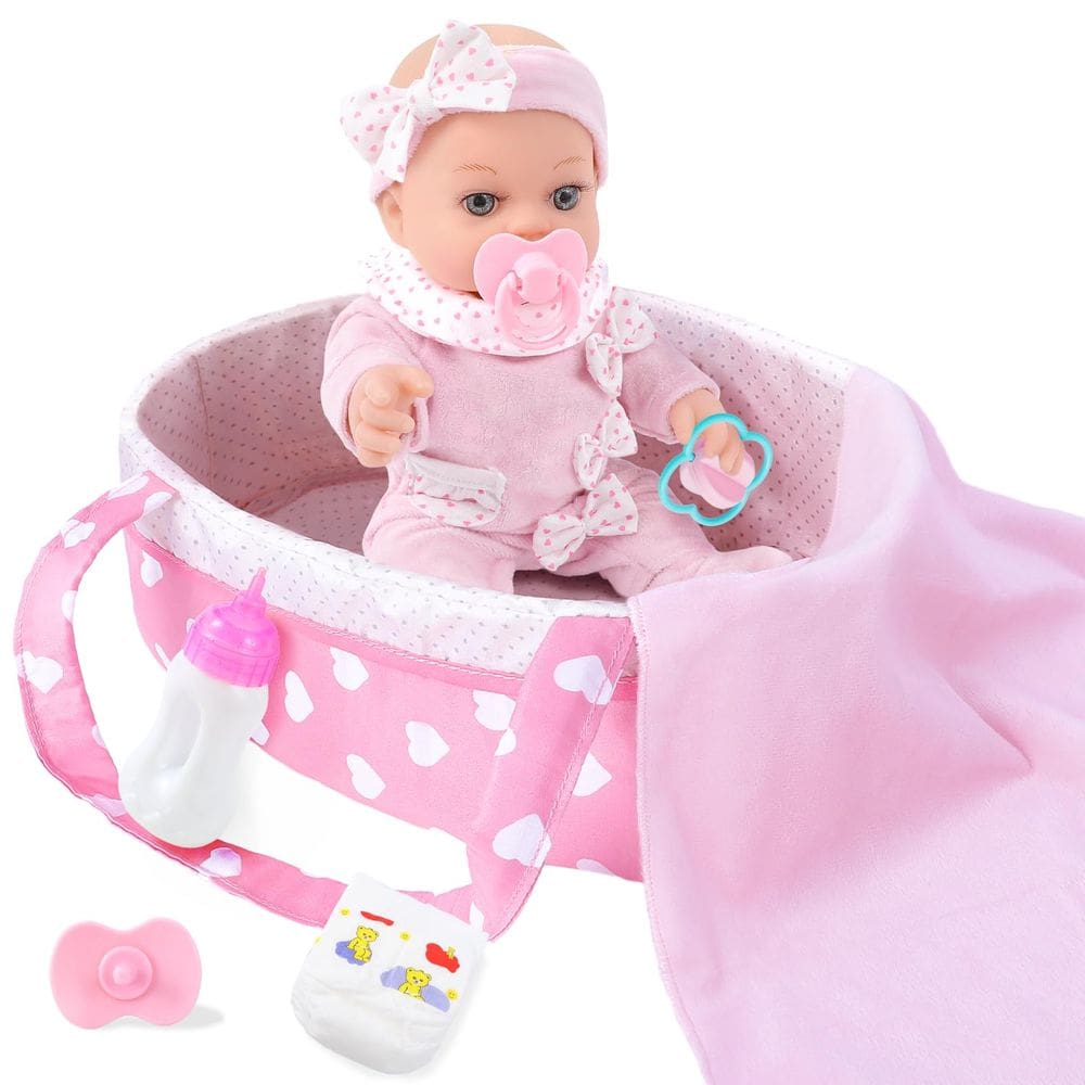 Conjunto de brinquedos Baby Doll BDDOLL de 12 polegadas com roupas e acessórios