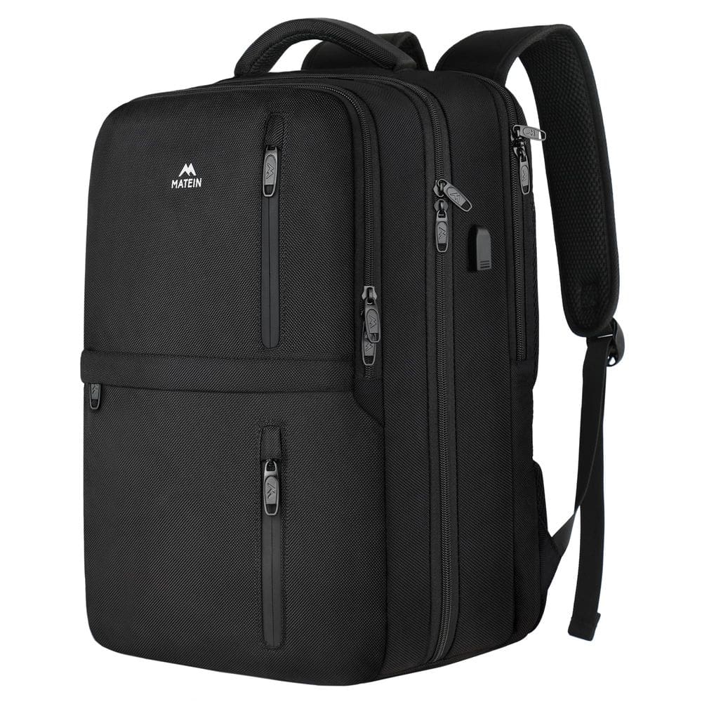 Mochila MATEIN Extra Large Carry on 45L com porta USB preta