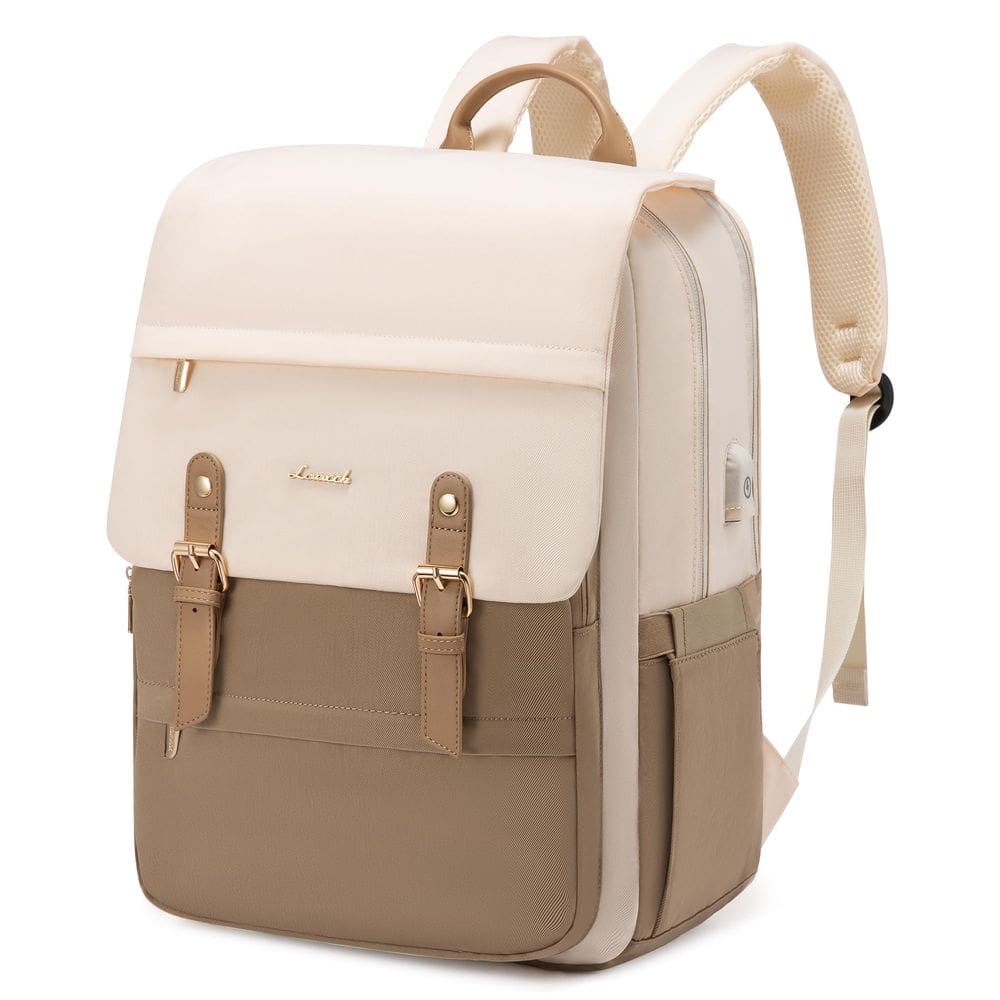 Mochila para laptop LOVEVOOK Vintage Travel 15,6&quot; para mulheres