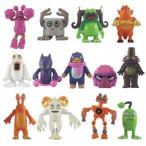 Conjunto de bonecos de ação UZAKMI Singing Monsters 13 unidades para crianças a partir de 6 anos
