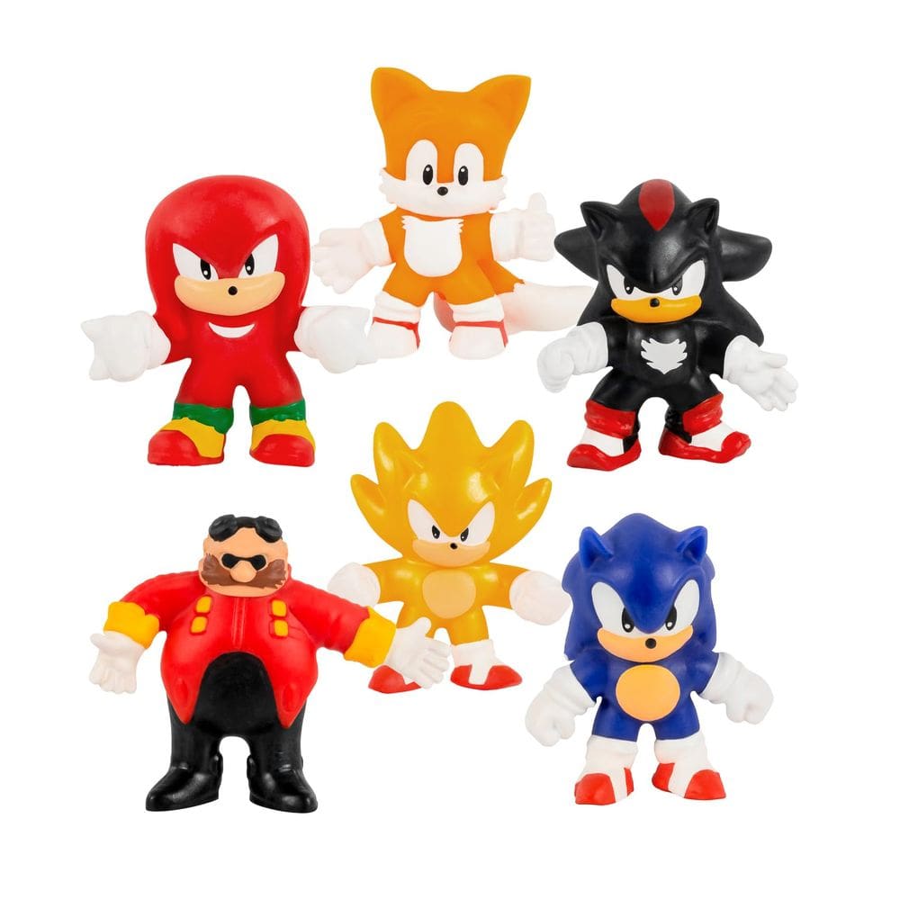 Figuras de ação Heroes of Goo Jit Zu Minis Sonic x6